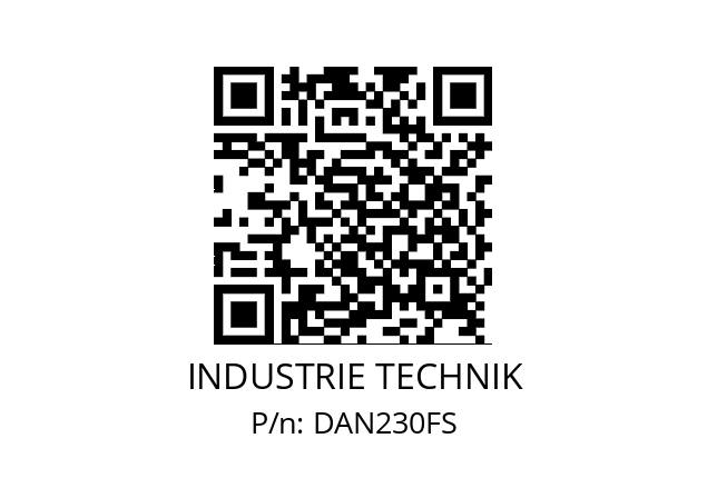   INDUSTRIE TECHNIK DAN230FS