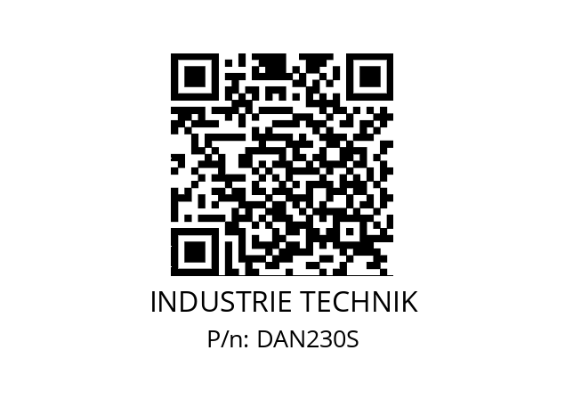   INDUSTRIE TECHNIK DAN230S