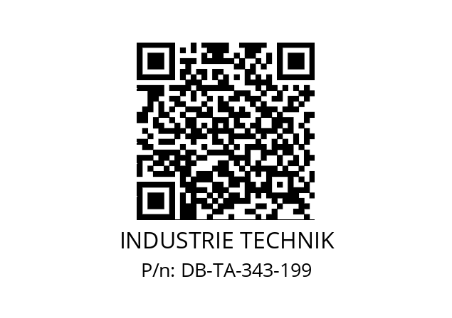   INDUSTRIE TECHNIK DB-TA-343-199