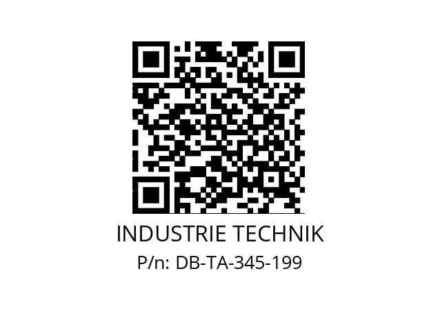   INDUSTRIE TECHNIK DB-TA-345-199