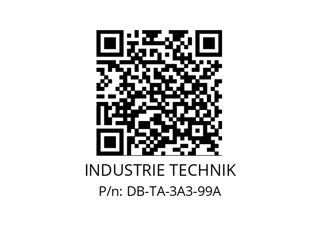   INDUSTRIE TECHNIK DB-TA-3A3-99A