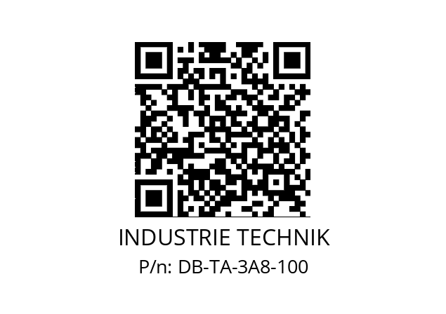   INDUSTRIE TECHNIK DB-TA-3A8-100