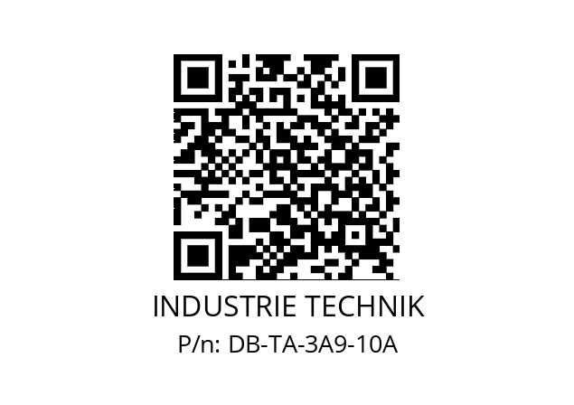   INDUSTRIE TECHNIK DB-TA-3A9-10A