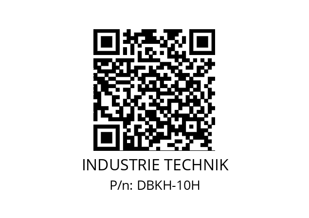   INDUSTRIE TECHNIK DBKH-10H