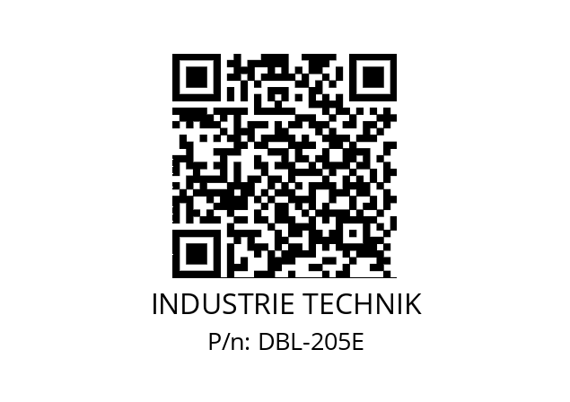   INDUSTRIE TECHNIK DBL-205E