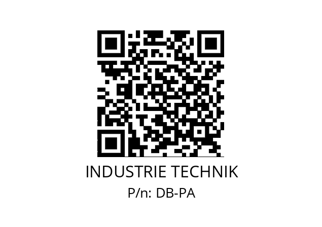   INDUSTRIE TECHNIK DB-PA