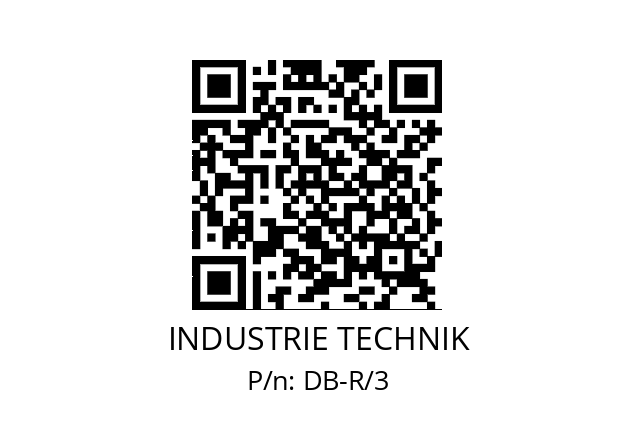   INDUSTRIE TECHNIK DB-R/3