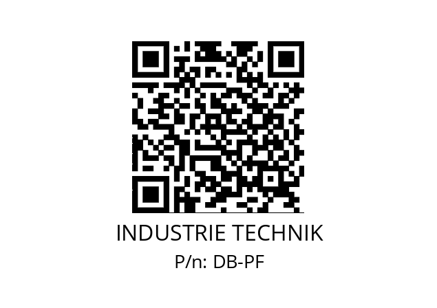   INDUSTRIE TECHNIK DB-PF