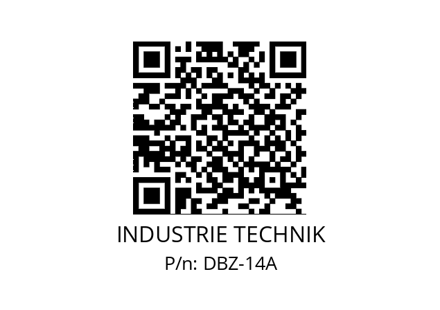   INDUSTRIE TECHNIK DBZ-14A