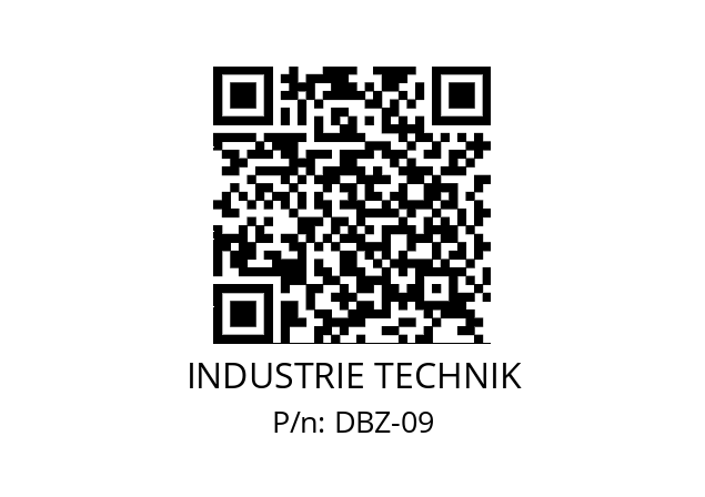   INDUSTRIE TECHNIK DBZ-09