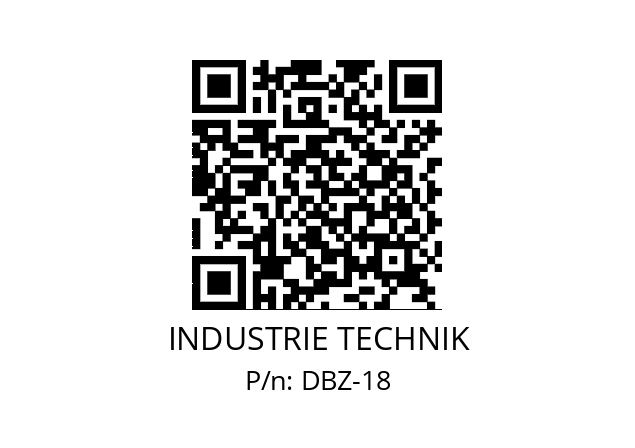   INDUSTRIE TECHNIK DBZ-18