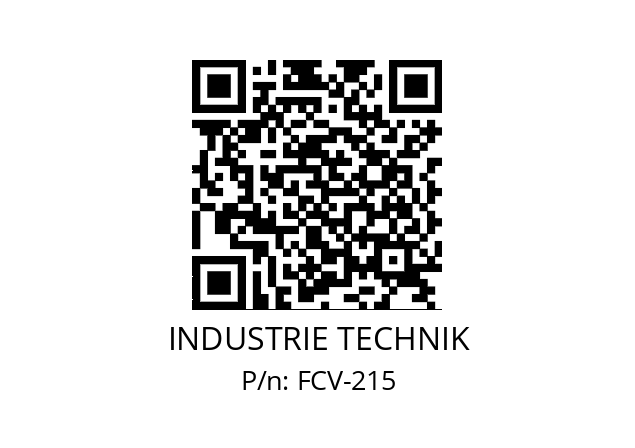   INDUSTRIE TECHNIK FCV-215