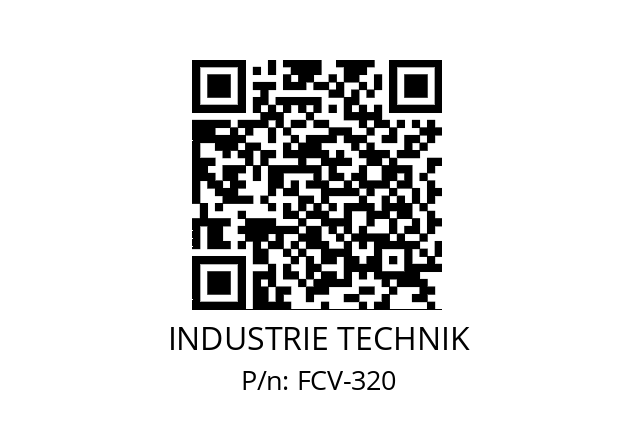   INDUSTRIE TECHNIK FCV-320