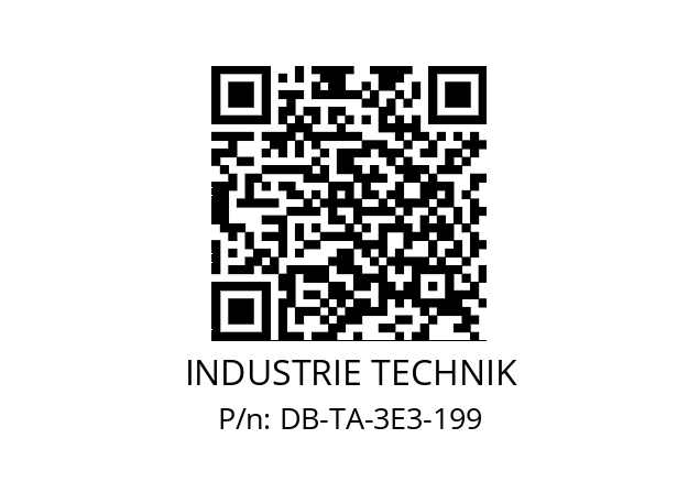   INDUSTRIE TECHNIK DB-TA-3E3-199