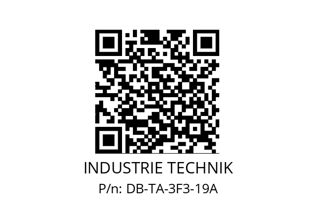   INDUSTRIE TECHNIK DB-TA-3F3-19A