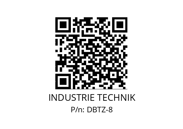   INDUSTRIE TECHNIK DBTZ-8