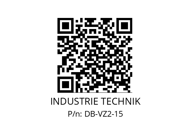   INDUSTRIE TECHNIK DB-VZ2-15