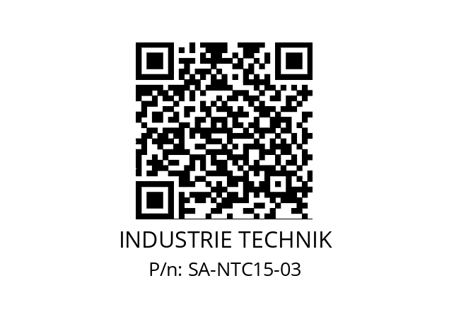   INDUSTRIE TECHNIK SA-NTC15-03