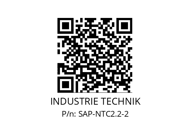   INDUSTRIE TECHNIK SAP-NTC2.2-2