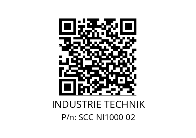   INDUSTRIE TECHNIK SCC-NI1000-02