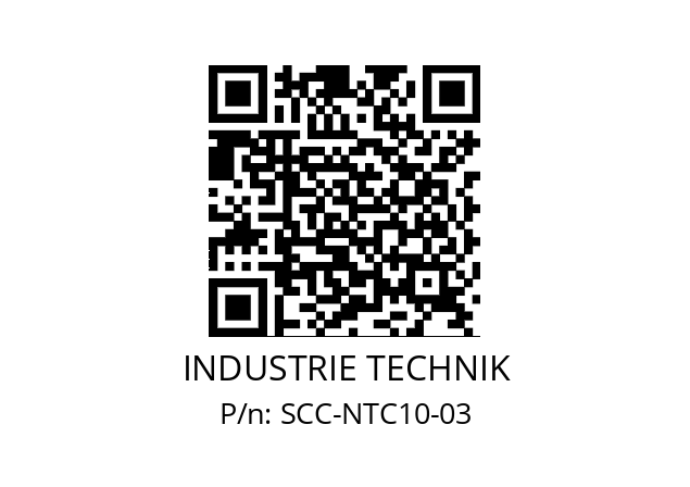   INDUSTRIE TECHNIK SCC-NTC10-03