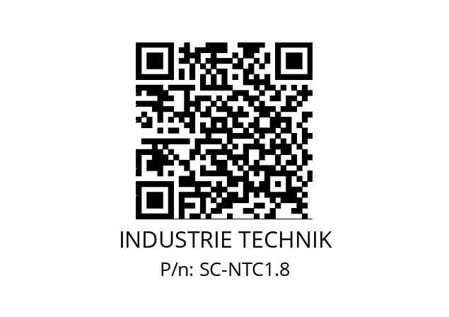   INDUSTRIE TECHNIK SC-NTC1.8