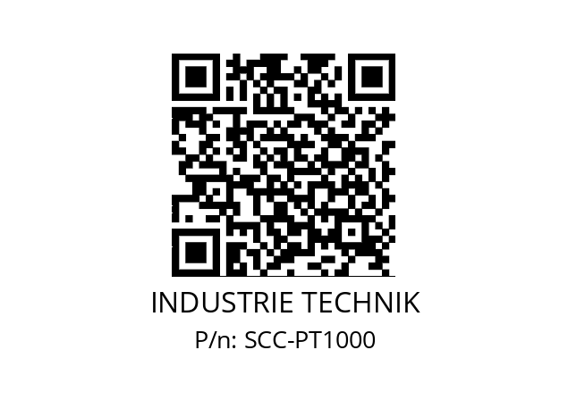   INDUSTRIE TECHNIK SCC-PT1000