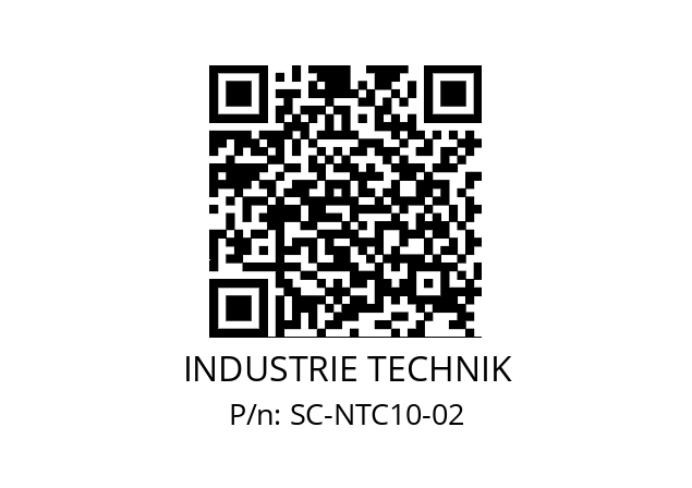   INDUSTRIE TECHNIK SC-NTC10-02