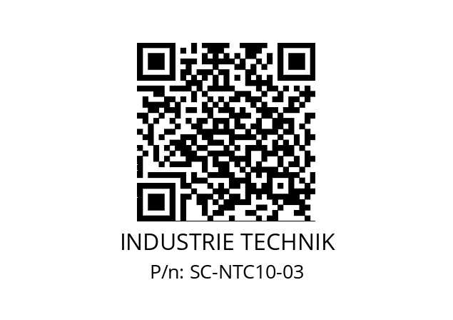   INDUSTRIE TECHNIK SC-NTC10-03