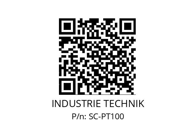   INDUSTRIE TECHNIK SC-PT100