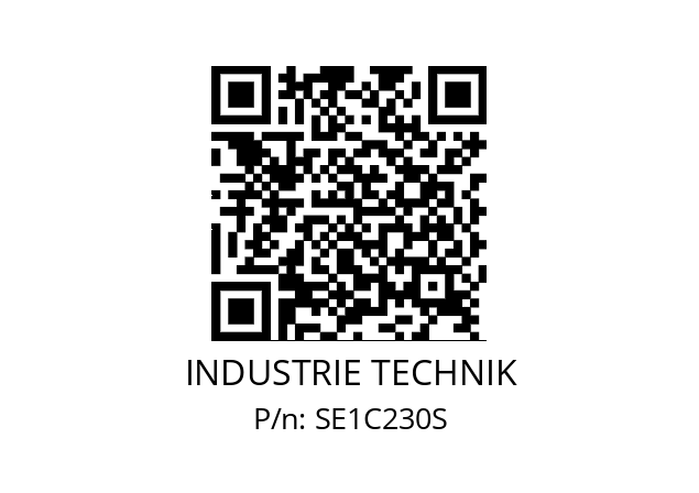   INDUSTRIE TECHNIK SE1C230S