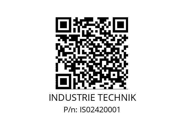   INDUSTRIE TECHNIK IS02420001