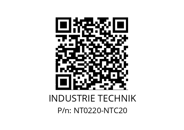   INDUSTRIE TECHNIK NT0220-NTC20