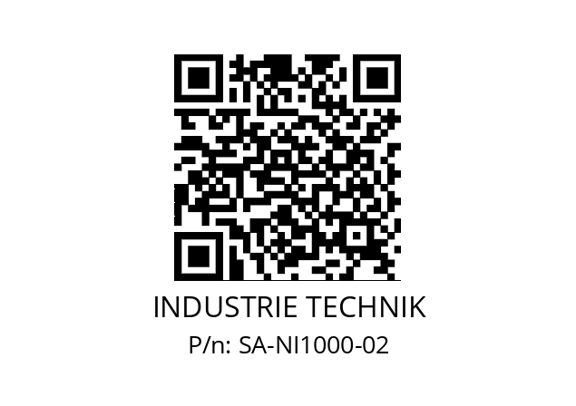   INDUSTRIE TECHNIK SA-NI1000-02