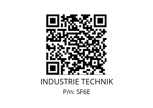   INDUSTRIE TECHNIK SF6E