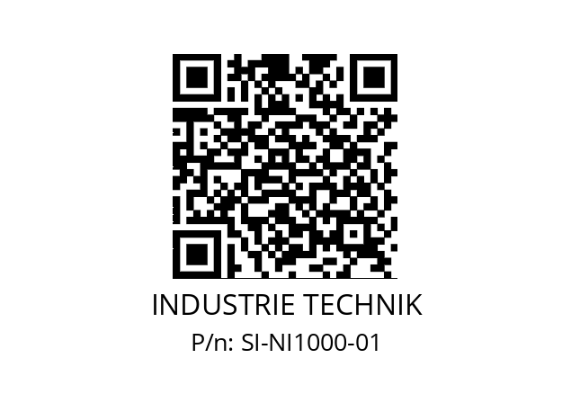   INDUSTRIE TECHNIK SI-NI1000-01