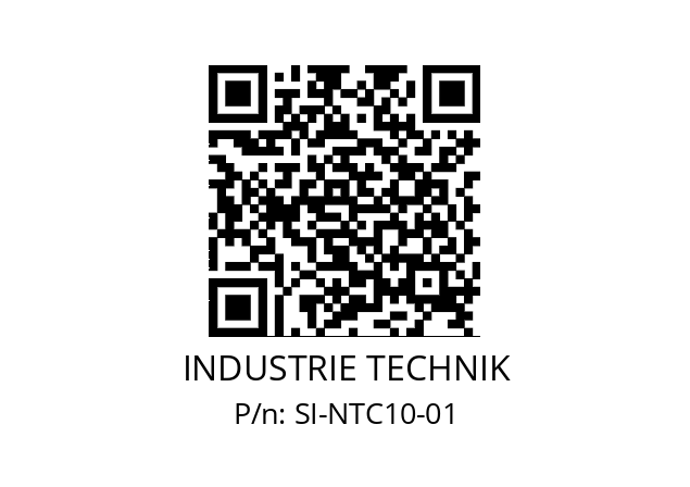   INDUSTRIE TECHNIK SI-NTC10-01