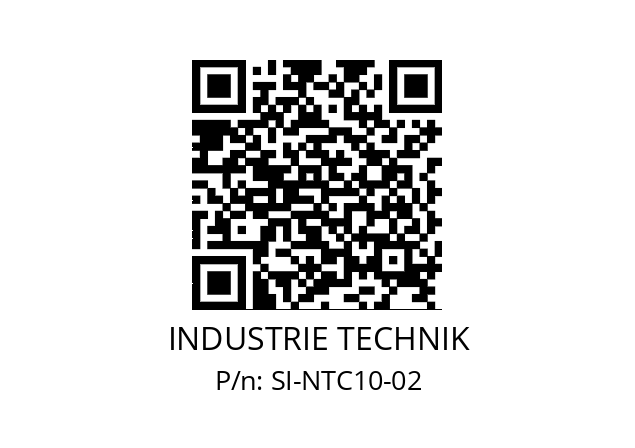   INDUSTRIE TECHNIK SI-NTC10-02