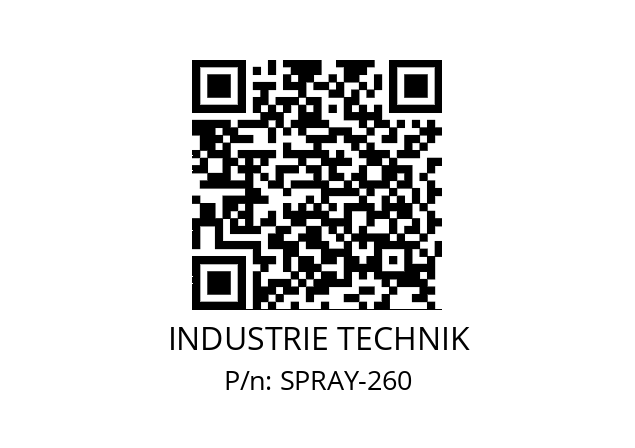   INDUSTRIE TECHNIK SPRAY-260