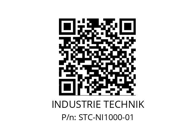   INDUSTRIE TECHNIK STC-NI1000-01