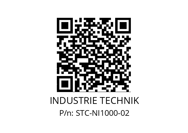   INDUSTRIE TECHNIK STC-NI1000-02