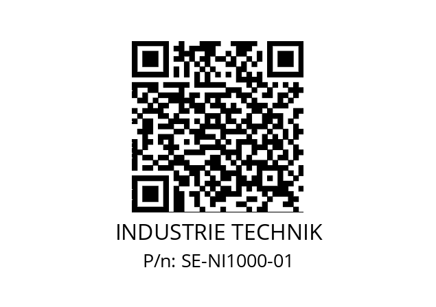   INDUSTRIE TECHNIK SE-NI1000-01