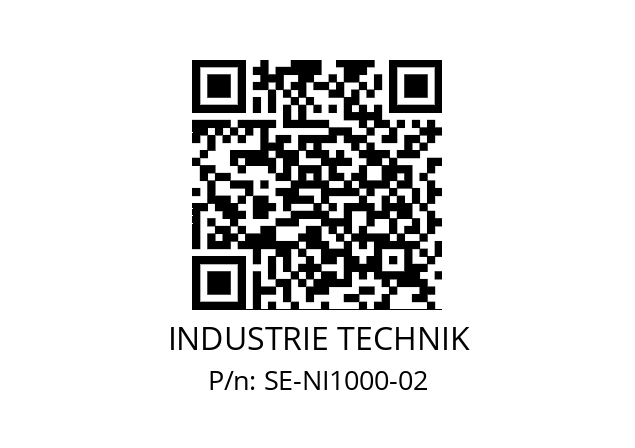   INDUSTRIE TECHNIK SE-NI1000-02