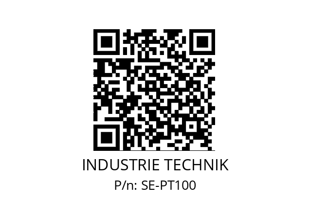   INDUSTRIE TECHNIK SE-PT100