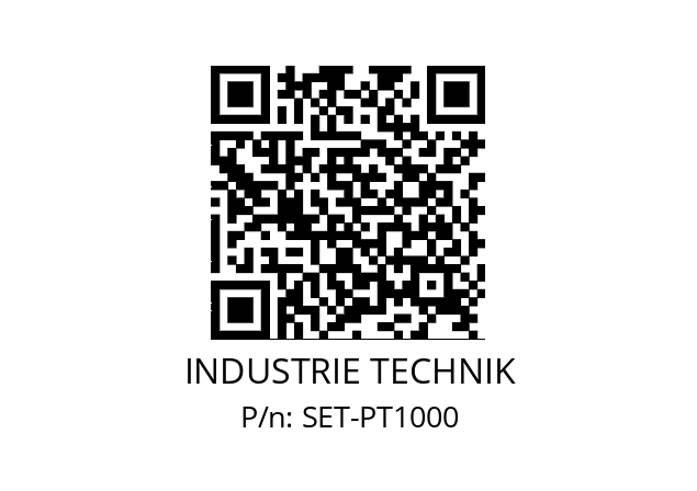   INDUSTRIE TECHNIK SET-PT1000