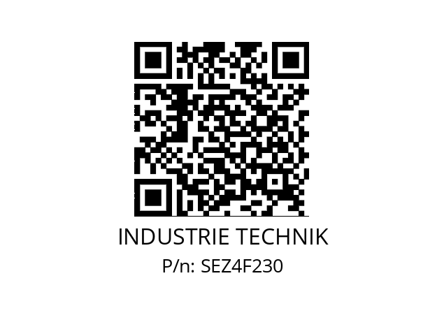   INDUSTRIE TECHNIK SEZ4F230