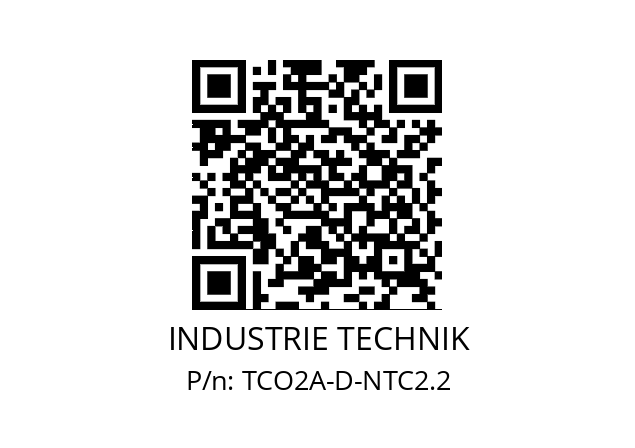   INDUSTRIE TECHNIK TCO2A-D-NTC2.2