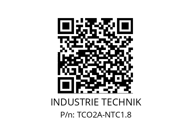   INDUSTRIE TECHNIK TCO2A-NTC1.8