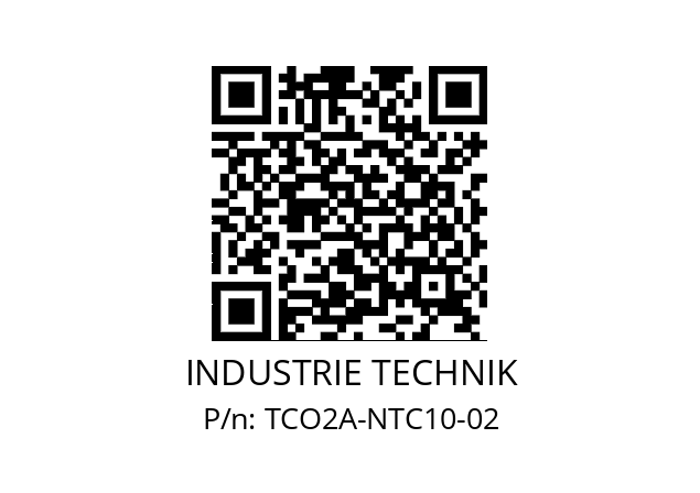   INDUSTRIE TECHNIK TCO2A-NTC10-02