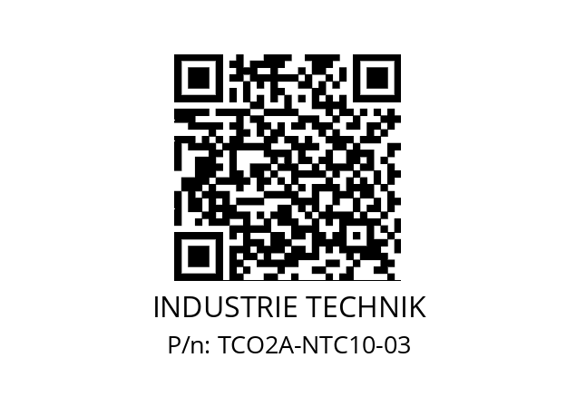   INDUSTRIE TECHNIK TCO2A-NTC10-03